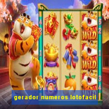 gerador numeros lotofacil